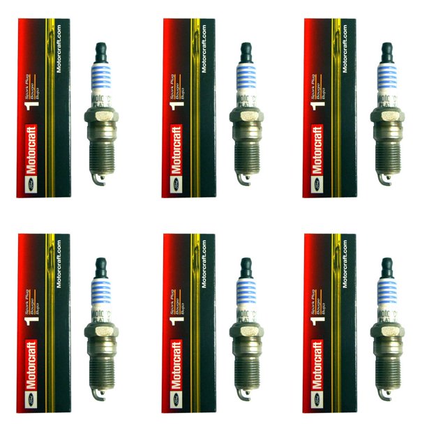 Set of 6 Genuine Ford Motorcraft Platinum Spark Plugs SP433 AGSF32WM