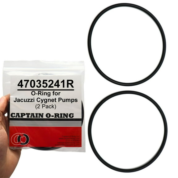Captain O-Ring  Replacement 47035241R O-Rings for Jacuzzi Cygnet O459 Pump Cover Lid 2 Pack