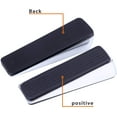 thumbnail image 2 of Tope de puerta de metal, Tope de puerta pesado de caucho de primera calidad, Tope de cuña, Paquete de 2, Adecuado para espacio libre de puerta de 0.4IN - 1IN (12 mm-27 mm) Vhermosa Cerraduras, 2 of 8