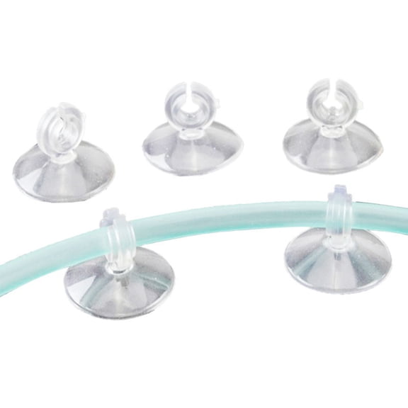 QHUDLV Aquarium Suction Cups 20pcs,Fish Tank Clips Pads,Pump Tube Line Holders