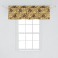 thumbnail image 2 of Ambesonne Western Window Valance, Vintage Hats and Boots, 54" X 18", Khaki Dark Brown Scarlet, 2 of 3