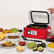 Presto 6-Quart Nomad Traveling Slow Cooker, 06011 Red