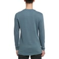 thumbnail image 2 of WEATHERPROOF VINTAGE mens  Waffle Henley Shirt, XL, Blue, 2 of 3