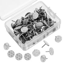 LABSERRON 100Pcs Metal Reflective Tacks Trail Marking For Hikers Outdoor Enthusiasts 1.1x1.0x1.0in