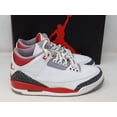thumbnail image 1 of N I-K-E A i r-Jor-dan 3 Retro Fire Red Size 8.5 DN3707-160 OG Cement Reimagined White, 1 of 6