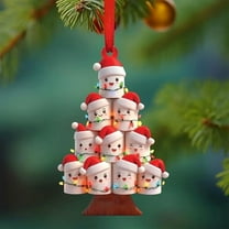 DAMAI Unique Christmas Toilet Acrylic Ornament, Funny Reindeer Toilet Ornament 2025, 2D Flat Acrylic Santa Hat Keepsake Hanging Decoration,Funny Bathroom Decor, Gag Gift for Family Friends