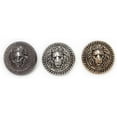 thumbnail image 4 of 5pcs Vintage Lion Pattern Shank Metal Button Round for Sewing Clothing Suits Blazer Jacket Uniform Handwork (Antique Gold, 12.5mm), 4 of 6