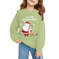 thumbnail image 6 of FDDMis Christmas Blouse Christmas Shirt Girls Cute Tops for Teens Junior Tops Teen Girls Teen Girl Trendy Clothes 7/8 Girls Clothes Girl Clothes, Light Green 11-12 Years, 6 of 6