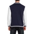 thumbnail image 6 of Men's  Varsity Jacket Causal Slim Fit Cotton Baseball Bomber Jackets, 6 of 11