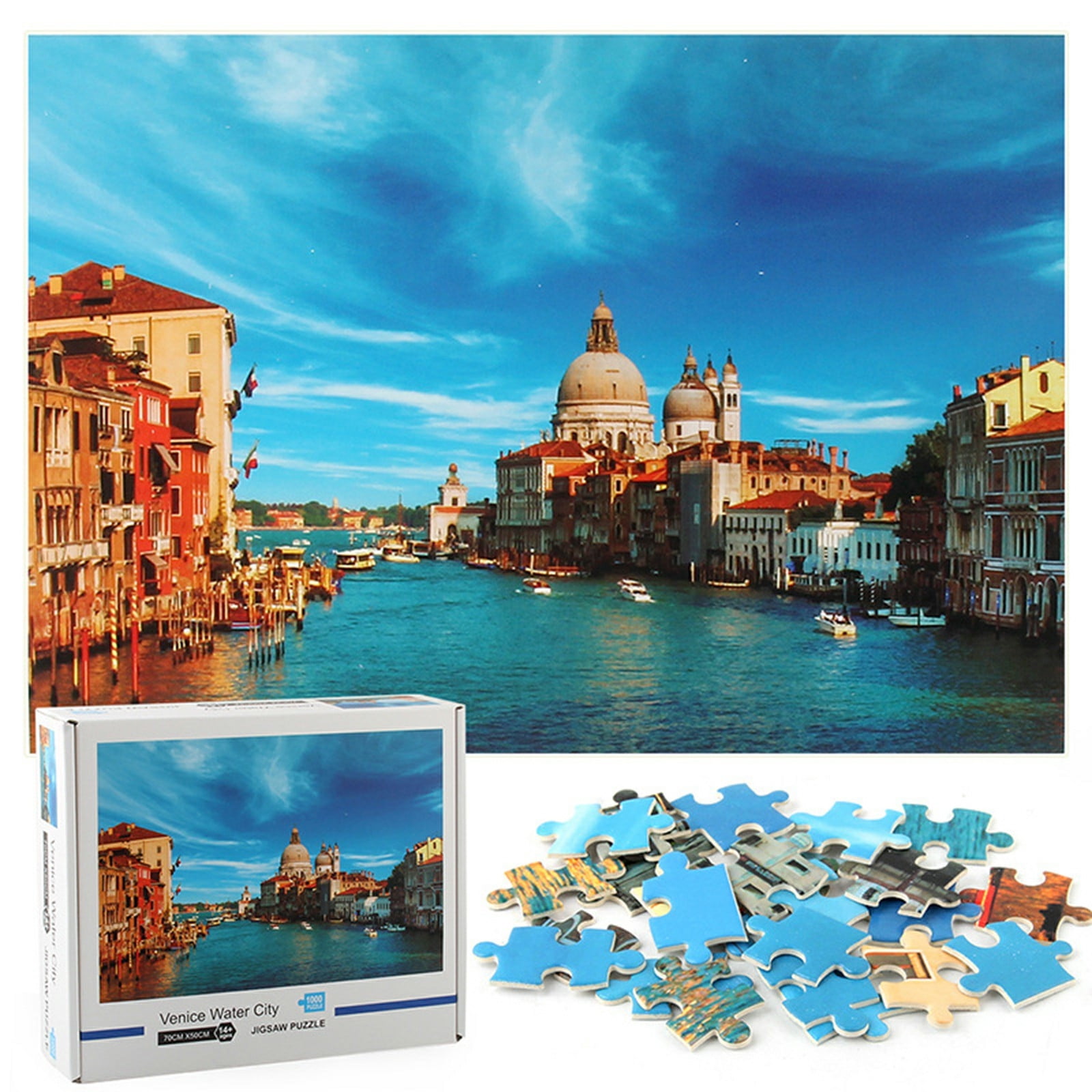 1000 Piece City World Jigsaw Puzzles Adult Kids Educational Puzzle Gift HOT SALE 
