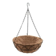 Mainstays 14-inch Metal Hanging Plant Basket with Coco-Fiber Liner