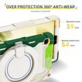 thumbnail image 3 of FJLBDE Case for Samsung Galaxy Tab A7 Lite 8.7 Inch 2021 SM-T220/T225/T227 with 360 Kickstand, Shoulder Strap Carrying Protective Cover, Multicolor Green, 3 of 6