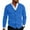 Blue #2, variant on Zimjoy Mens Cardigan Sweaters Casual V Neck Button Up Knit Sweater Slim Fit Long Sleeve Black Cardigan Open Front Lightweight Fall Clothes with Pocket, Black L