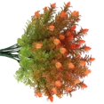 thumbnail image 3 of 4pcs Rouge et Vert Plante Feuilles Aritificial Feuillage Faux Décor Ornement Faux Intérieur Table Extérieure Maison, 3 of 8