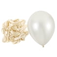 thumbnail image 3 of Globo de látex de color blanco leche perlado de 5, 10 y 12 pulgadas, juego de guirnaldas para decoración de bodas, cumpleaños, fiestas, baby shower, regalo, 3 of 4