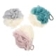 thumbnail image 2 of 1 set 3pcs bolas de ducha de ducha bolas de baño de doble color esponjas de baño de baño esponjas de baño de ducha, 2 of 5