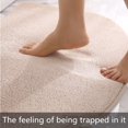thumbnail image 3 of Ruch Rug Slow Rebound Memory Foam Bathroom Carpet Silk Loop Cotton Suede Soft Delicate and Comfortable Foot Feel Absorbent and Non-slip, 3 of 9