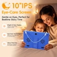 thumbnail image 3 of 10.1" Android 15 Kids Tablet with case, 6GB+64GB Tablet with Carry Strap for kids, Parent Control, Child Education Tablet for Toddler(Blue), 3 of 9