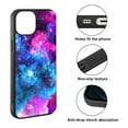 thumbnail image 2 of FINCIBO Soft Rubber Protector Cover Case for Apple iPhone 14 6.1" 2022, Celestial Blue Purple Galaxy, 2 of 5