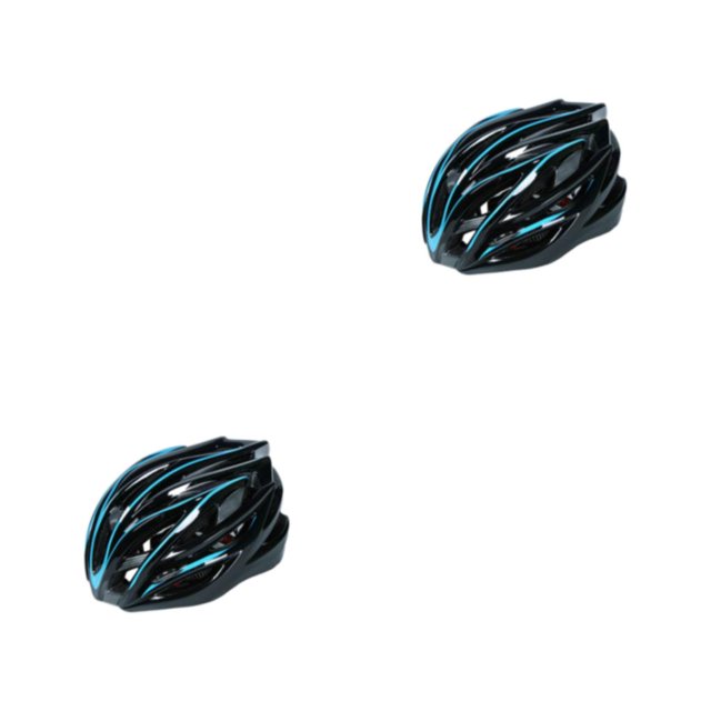 Casco de bicicleta Advancent ligero y cómodo azul negro tamaño libre 2Conjunto