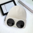 thumbnail image 2 of vnanda Warm Winter Hat Winter Hat with Glasses Unisex Knitted Beanie for Warmth Style Glasses Knitted Hat, 2 of 8