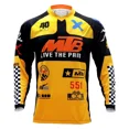 thumbnail image 3 of Camiseta de carreras de secado rápido y manga larga para hombre, para ciclismo de montaña, de carretera, MTB, verano 2024, 3 of 4