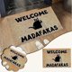 thumbnail image 5 of Dark Cat Welcome Madafakas Full Print Doormat Funny Doormat Home Decor Kitchen Bathroom Decor BlackBrown, 5 of 5