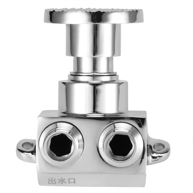Pedal Control Switch Valve,G1/2in Thread Copper Floor Faucet Accessory Foot Pedal Faucet Valve Sturdy Construction