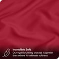 thumbnail image 2 of Bare Home Pillowcase Set - Premium 1800 Collection - Double Brushed - Ultra Soft - Standard Size, Red, 4 Count, 2 of 7