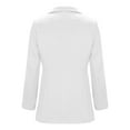 thumbnail image 4 of Wowcloth Woman's Double-Breasted Blazer with Shoulder Pads and Notched Lapel, Long Sleeve Slim Fit Fashion Casual Style for Office and Daily Wear, 4 of 7