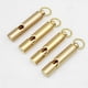 thumbnail image 1 of 4 pcs brass whistle durable extra loud whistle for coaches referees teachers school football basketball, 1 of 5