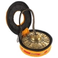 thumbnail image 1 of Hand Crash Cymbal Tibetan Bells On String Copper Cymbals Bell for Yoga Meditation, 1 of 8