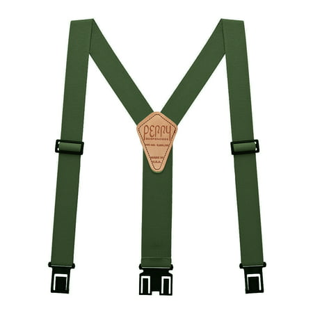 Perry Hook-On Belt Suspenders Regular - The Original - OD Green - 2