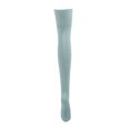 thumbnail image 3 of ZAXARRA Female Knitted Stocking Solid Color Thigh High Socks Long Tube Socks, 3 of 7