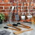 thumbnail image 3 of Babish 11 Piece Essential Wood, Silicone, and Stainless Steel Tool Set, 3 of 5