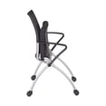 thumbnail image 6 of Regency Kobe 84" Flip Top Mobile Training Table- Beige & 3 Apprentice Chairs- Black, 6 of 9