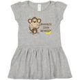 thumbnail image 3 of Inktastic Mommy's Little Monkey Girls Toddler Dress, 3 of 5