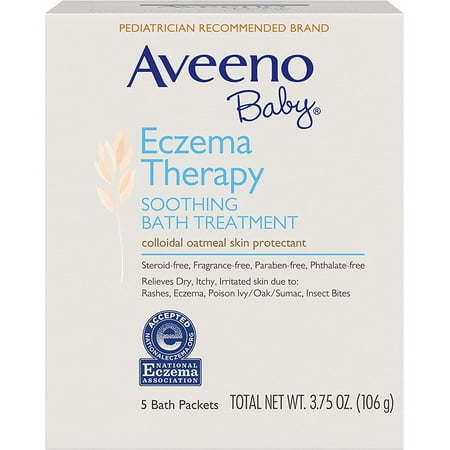 Aveeno Soothing Baby Bath Treatment, Single Use Packets - 5 Ea