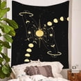 thumbnail image 2 of Tapestry Moon Change Wall de microtela de fibra de 150 x 150 cm, 2 of 2