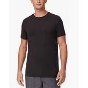 32 DEGREES Cool Mens Tee Shirt Short Sleeve Quick Dry Crew Neck Tee (XL, Black-3pack)