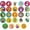 Multicolour Animal, variant on Motivational Stickers for Kids - 1500 Pcs Round Animal Incentive Stickers for School & Classroom Potty Training Rewards (Multicolour Animal)