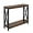 Barnwood/Black, variant on SONGMY Oxford Console Table 39.5" - 2-Tier Industrial Entryway Table,Farmhouse, Modern Narrow Sofa Display Accent with Storage Shelf for Transitional, Coastal Living Room, Entryway, or Hallway