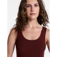 thumbnail image 4 of Time and Tru Women's Sleeveless Scoop Neck Midi Dress, Sizes XS-XXXL, 4 of 5