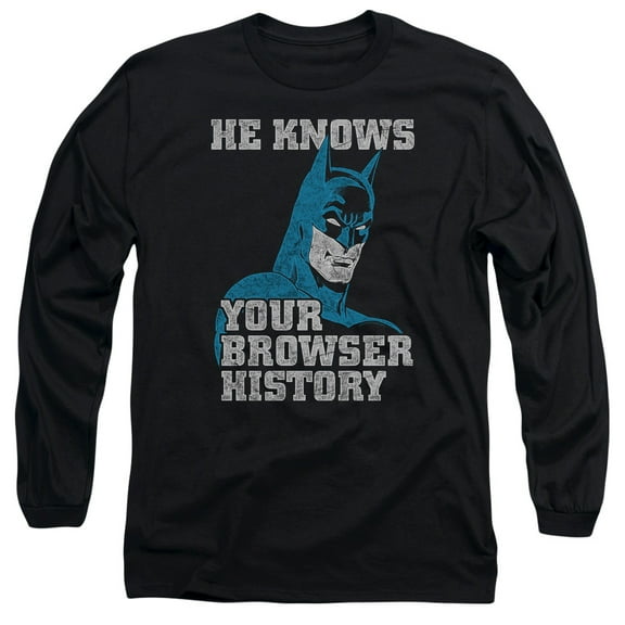 Batman - Batman Knows - Long Sleeve Shirt - X-Large