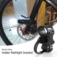 thumbnail image 4 of Soporte de montaje de luz de bicicleta abrazadera de soporte de lámpara de bicicleta giratoria de 360 ​​grados, 4 of 9
