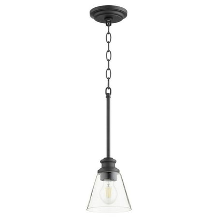 

Lawson Manor 1 Light Pendant in Soft Contemporary Style 6 inches Wide By 7 inches High-Noir Finish Bailey Street Home 183-Bel-4350676