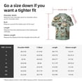 thumbnail image 7 of Disketp Men's Hawaiian Vintage Farm Animals Print Shirts Button Down Holiday Beach Shirts-3X-Large, 7 of 7