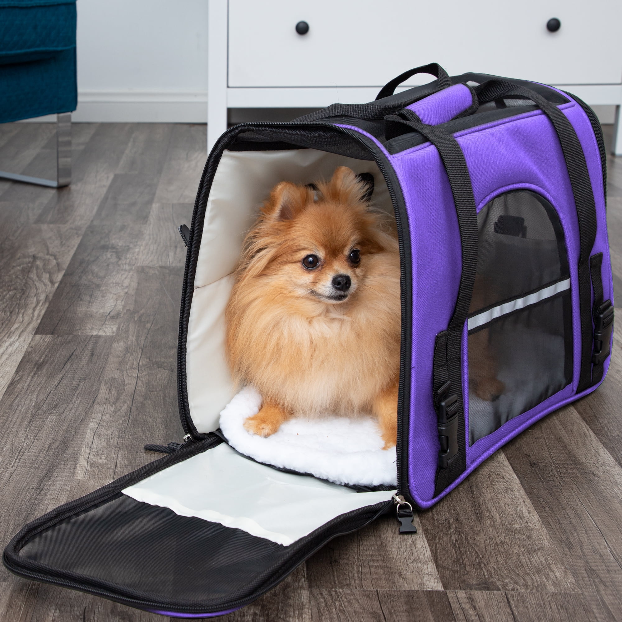 Henkelion Large Cat Carriers Dog Carrier Pet Carrier for Large Cats Dogs Puppies Up to 25lbs, Big Dog Carrier Soft Sided, Collapsible Waterproof