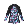 thumbnail image 3 of iiniim Kids Long Sleeve Gymnastics Leotard Ballet Dance Biketard Short Unitard Dancewear, 3 of 7