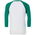 thumbnail image 2 of Canvas  Adult 3/4 Sleeve Baseball T-Shirt, 2 of 3